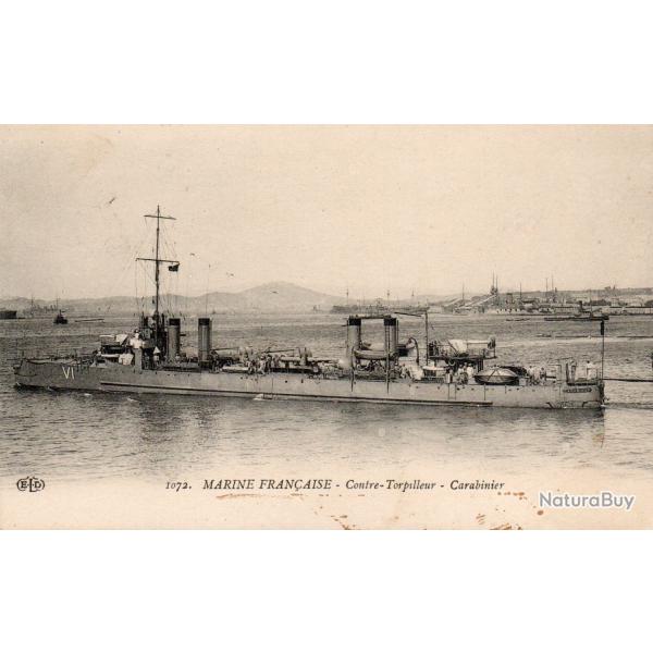 Carte Postale  - Marine Fran�aise - Contre-Torpilleur - Carabiner -N�8574