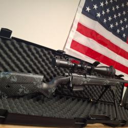 BERGARA B14 SQUARED CREST CARBON CAL. 308 WIN + LUNETTE + BIPIED+ MALLETTE
