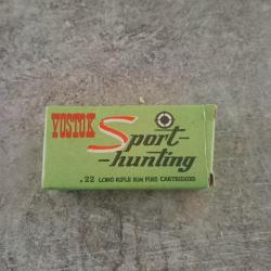 Munitions 22LR datant 2nd guerre mondiale
