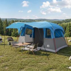 Tente tunnel Bleu 427 x 305 x 205 cm Polyester et Acier