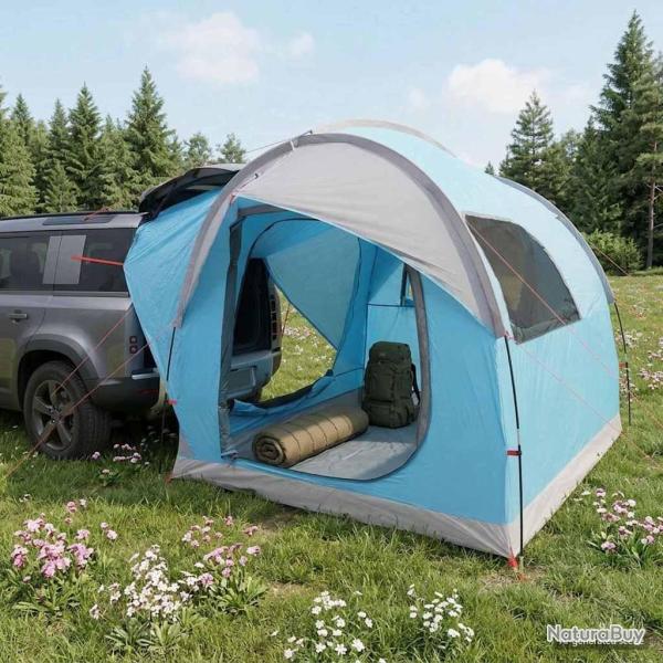 Tente de voiture Bleu 239 x 210 x 210 cm Polyester et Acier