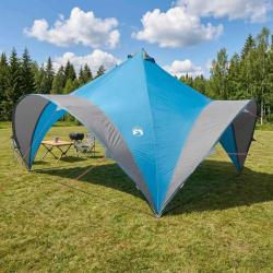 Tente de f&ecirc;te Bleu 400 x 400 x 320 cm Polyester et Acier