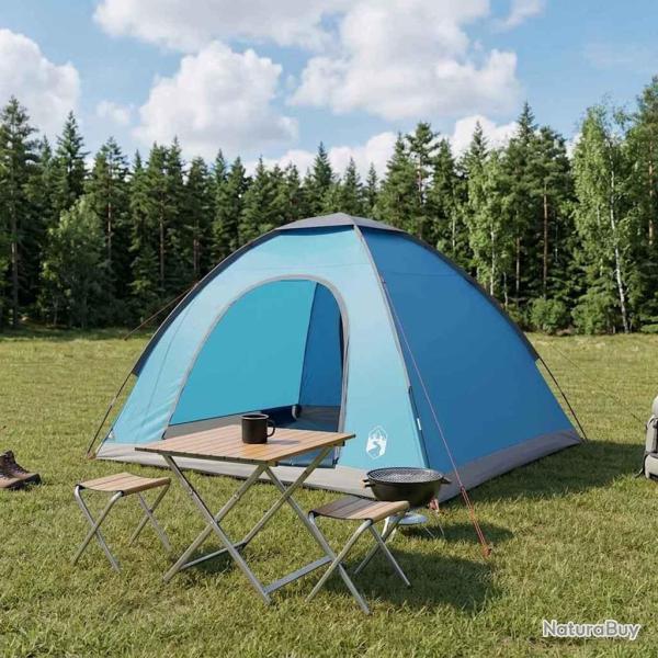 Tente de camping avec toit avec �vent Bleu 275 x 215 x 125 cm