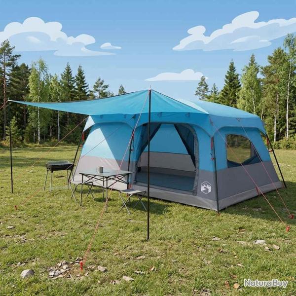 Tente familiale Bleu 500 x 400 x 230 cm Polyester et Acier