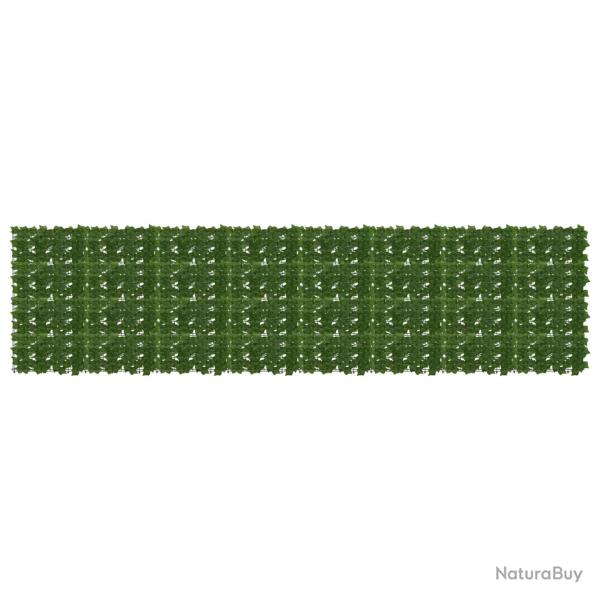 �cran de balcon avec feuilles Vert 400 x 100 cm