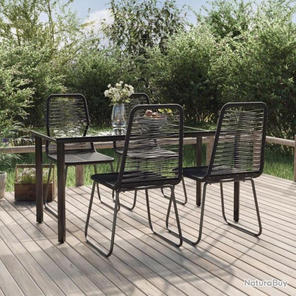 Ensemble � manger de jardin 5 pcs Noir
