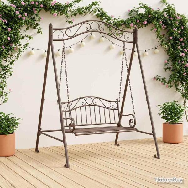 Cadre de balan�oire Marron ancien 113 x 121,5 x 168 cm Acier