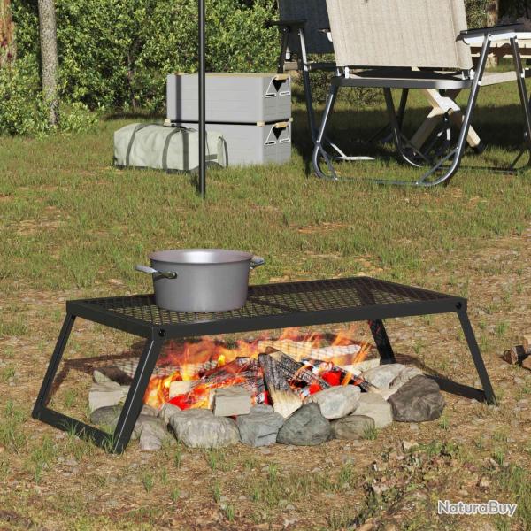 Gril de camping pliable Noir 58 x 31 x 2 cm Acier alli�