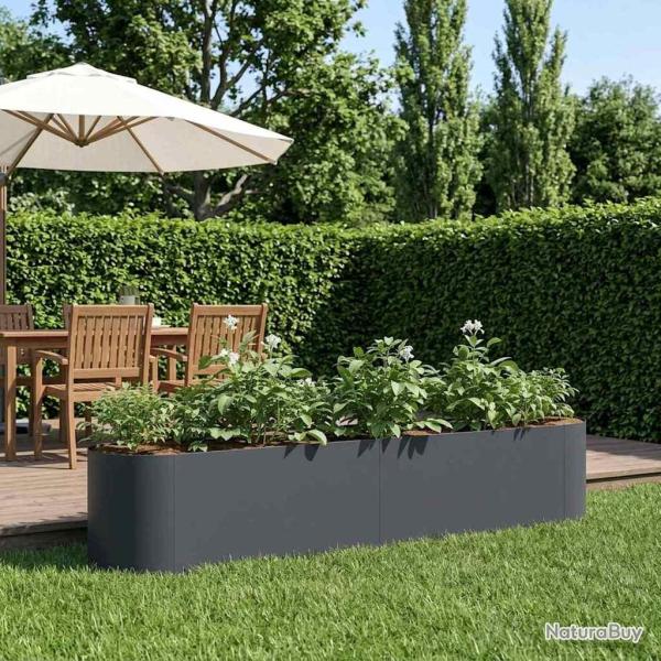 Jardin sur�lev� Anthracite 200 x 40 x 40 cm