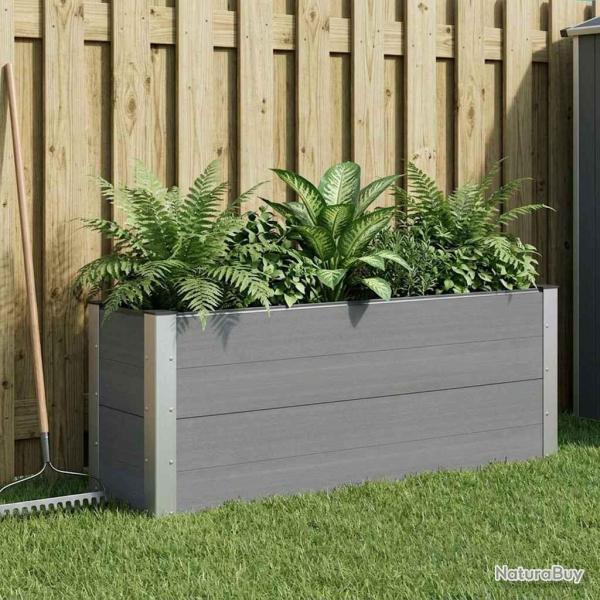 Jardini�re sur�lev�e Gris 100 x 30 x 72 cm