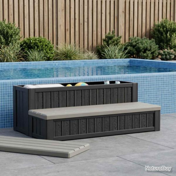 Marchepied de bain � remous avec rangement 2 �tapes PP