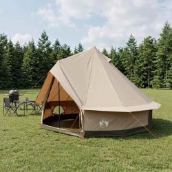 Tente familiale Cr&egrave;me 6 personnes Polycoton