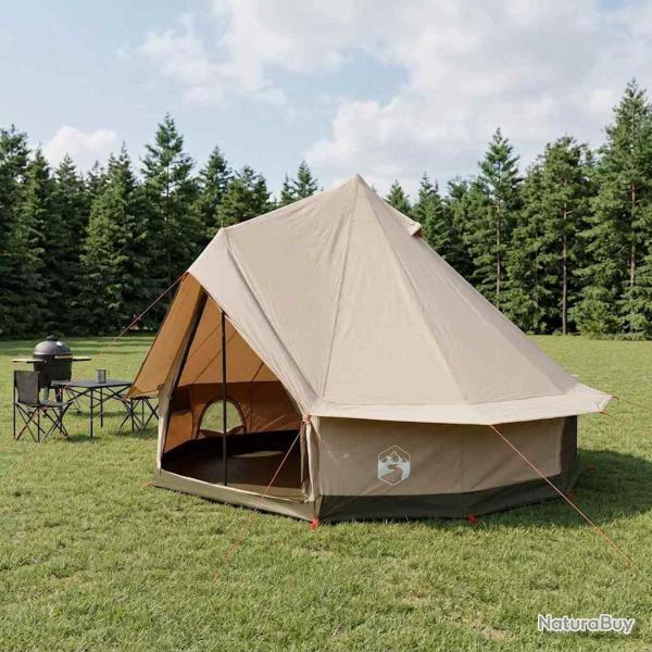 Tente familiale Cr�me 6 personnes Polycoton