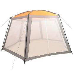 Tente de piscine Tissu 590x520x250 cm Gris