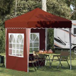 Tente de f&ecirc;te pop-up 195 x 195 x 245 cm Terre cuite