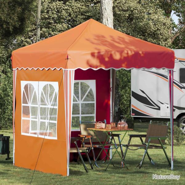Tente de f�te pop-up 195 x 195 x 245 cm Orange Tissu Oxford