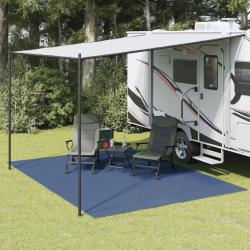 Tapis de tente bleu 4x3 m