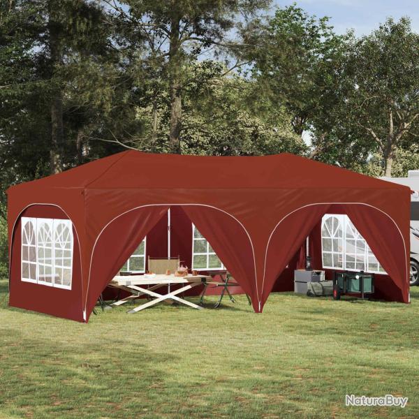 Tente de f�te pop-up 575 x 288 x 245 cm Terre cuite