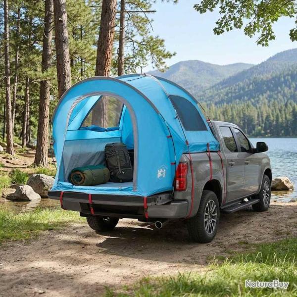 Tente de voiture Bleu 200 x 170 x 170 cm Polyester et Acier