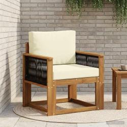 Sofa de milieu ext&eacute;rieur Bois d'Acacia Massif Naturel