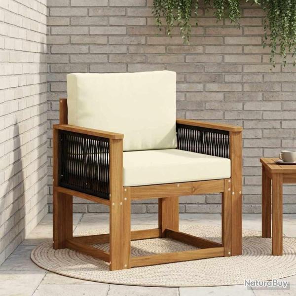 Sofa de milieu ext�rieur Bois d'Acacia Massif Naturel