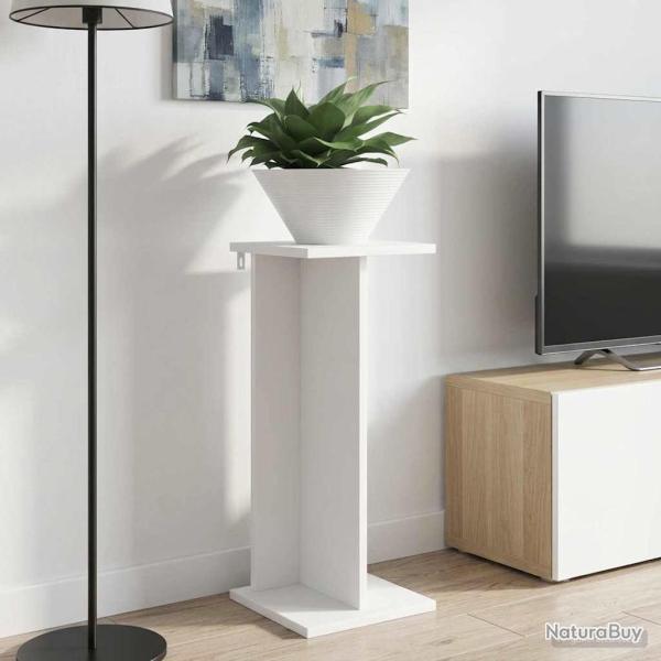 Support de Plante 2 pcs Blanc 25 x 25,5 x 60,5 cm