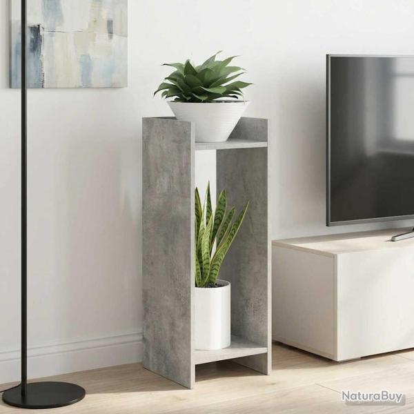 Support de Plante 2 pc Gris B�ton 30 x 30 x 80 cm