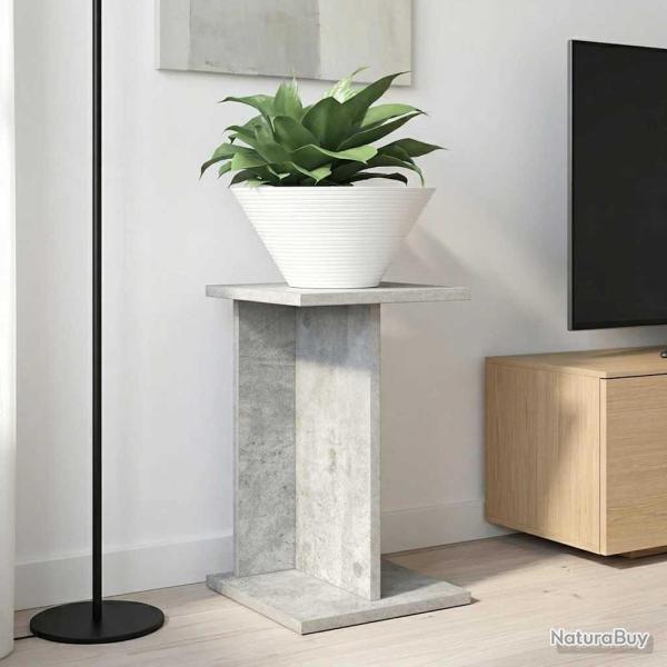Support de Plante 2 pcs Gris B�ton 25 x 25,5 x 40,5 cm