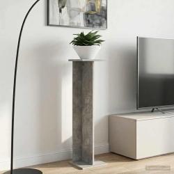 Support de Plante 2 pcs Gris B&eacute;ton 25 x 25,5 x 100,5 cm
