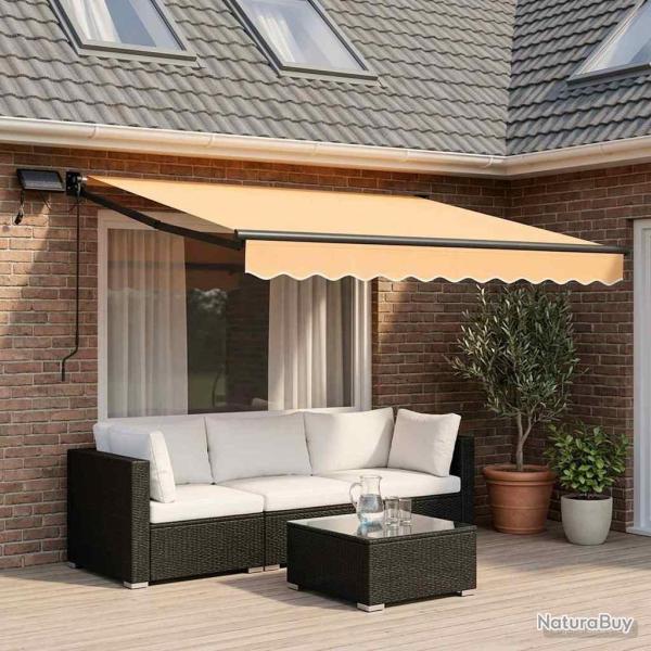 Store r�tractable manuel avec LEDs Sable