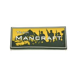 PATCH PVC MANCRAFT TEAM JAUNE