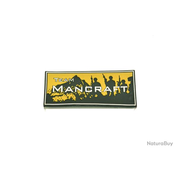 PATCH PVC MANCRAFT TEAM JAUNE