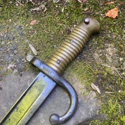 Sabre-ba&iuml;onnette Chassepot 1866.