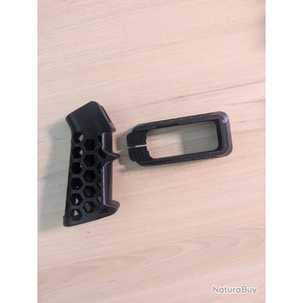 Handle Magwell M-Lock AR15 noir brillant