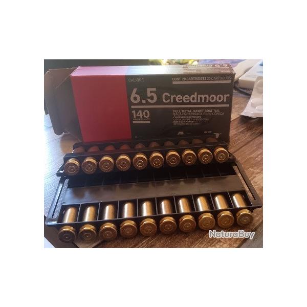 Douilles Agulia6.5 Creedmoor tirees 1 fois