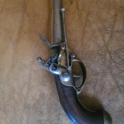 Pistolet silex 1777 1er mod&egrave;le complet