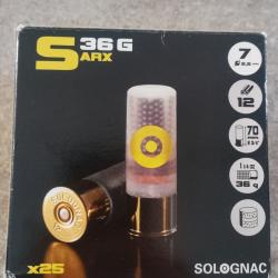 Munitions SOLOGNAC ARX 1 boite de 25 36g N&deg;7