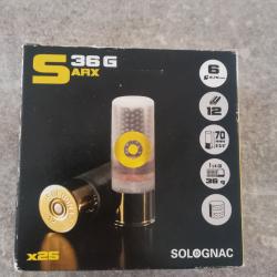 Munitions SOLOGNAC ARX 1 boite de 25 36g N&deg;6