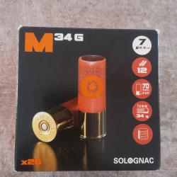 Munitions SOLOGNAC  1 boite de 25 34g N&deg;7