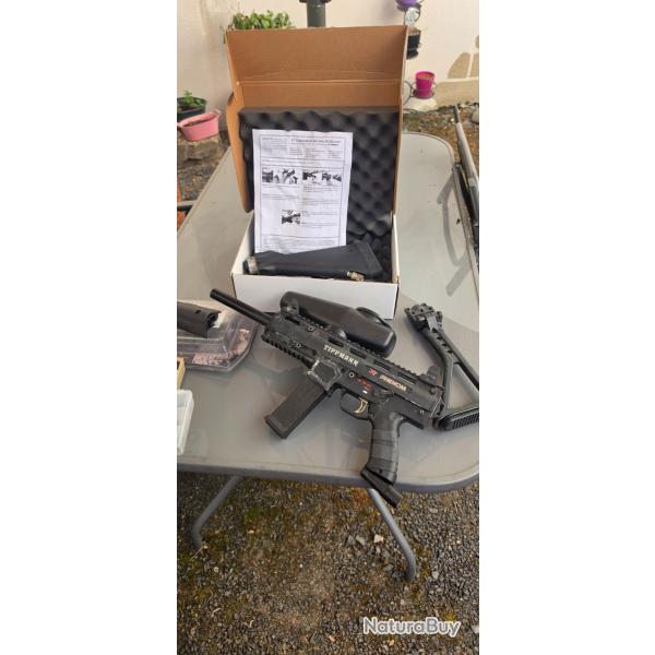 TIPPMANN X7 + ACCESSOIRES + CROSSE Commando Air-thru Buttstock