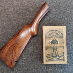 Rare crosse bois pour fusil Id&eacute;al de la Manufacture d'Armes et cycle de Saint Etienne