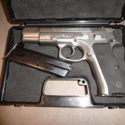 pistolet CZ 75B stainless cal 9mm