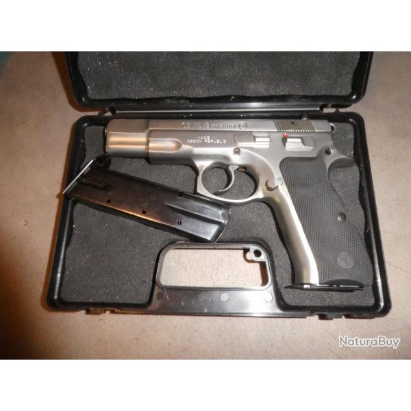 pistolet CZ 75B stainless cal 9mm