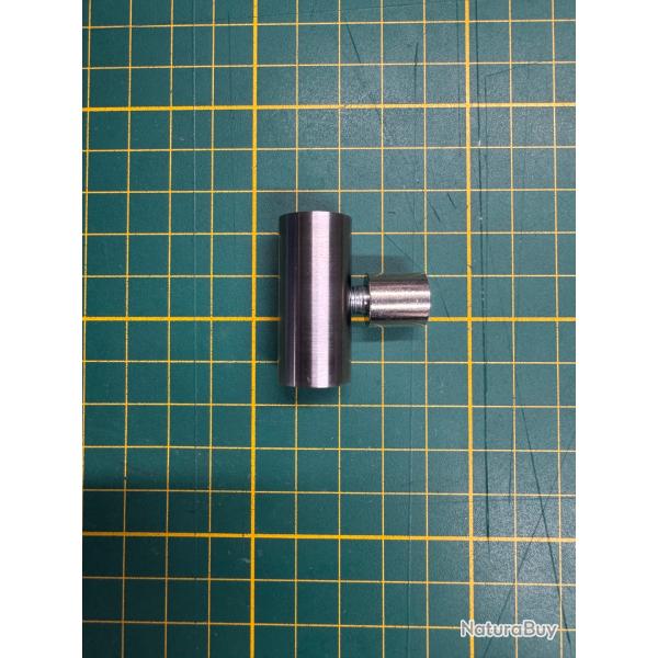 Manchon coupe sertissage douilles cartouches rechargement calibre 36/410