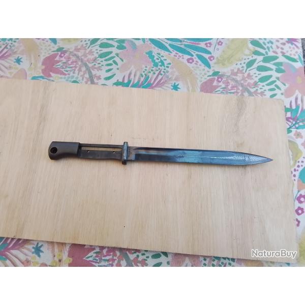 WW2  baionnette mauser 98k ,pour belle restauration, pas mod export.