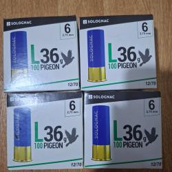 Cartouches acier l100 36gr n&deg;6