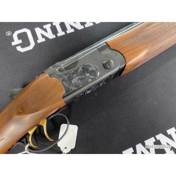 NEUF : BERETTA DOUBLE DETENTE ULTRALEGGERO BECASSIER 61CM CAL 12/76