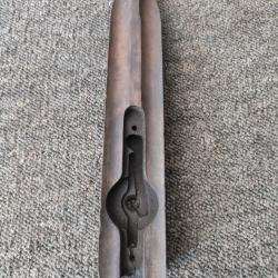 Devant bois pour fusil juxtapos&eacute; Id&eacute;al dont mod&egrave;le avec pontet lunette Manufrance