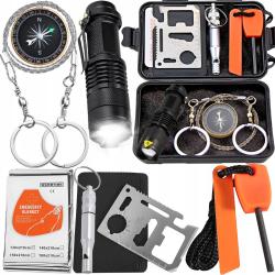 Kit de Survie Tactique Pack Essentiel 8 en 1