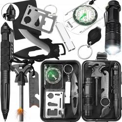 Kit de Survie Militaire Pack Essentiel Pro 9 en 1